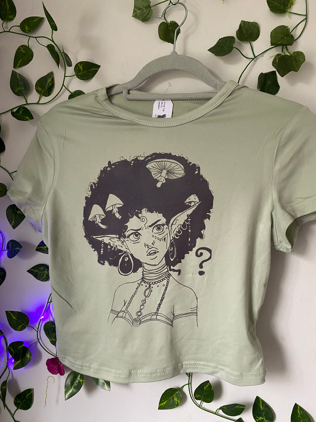 Confused Crop Top