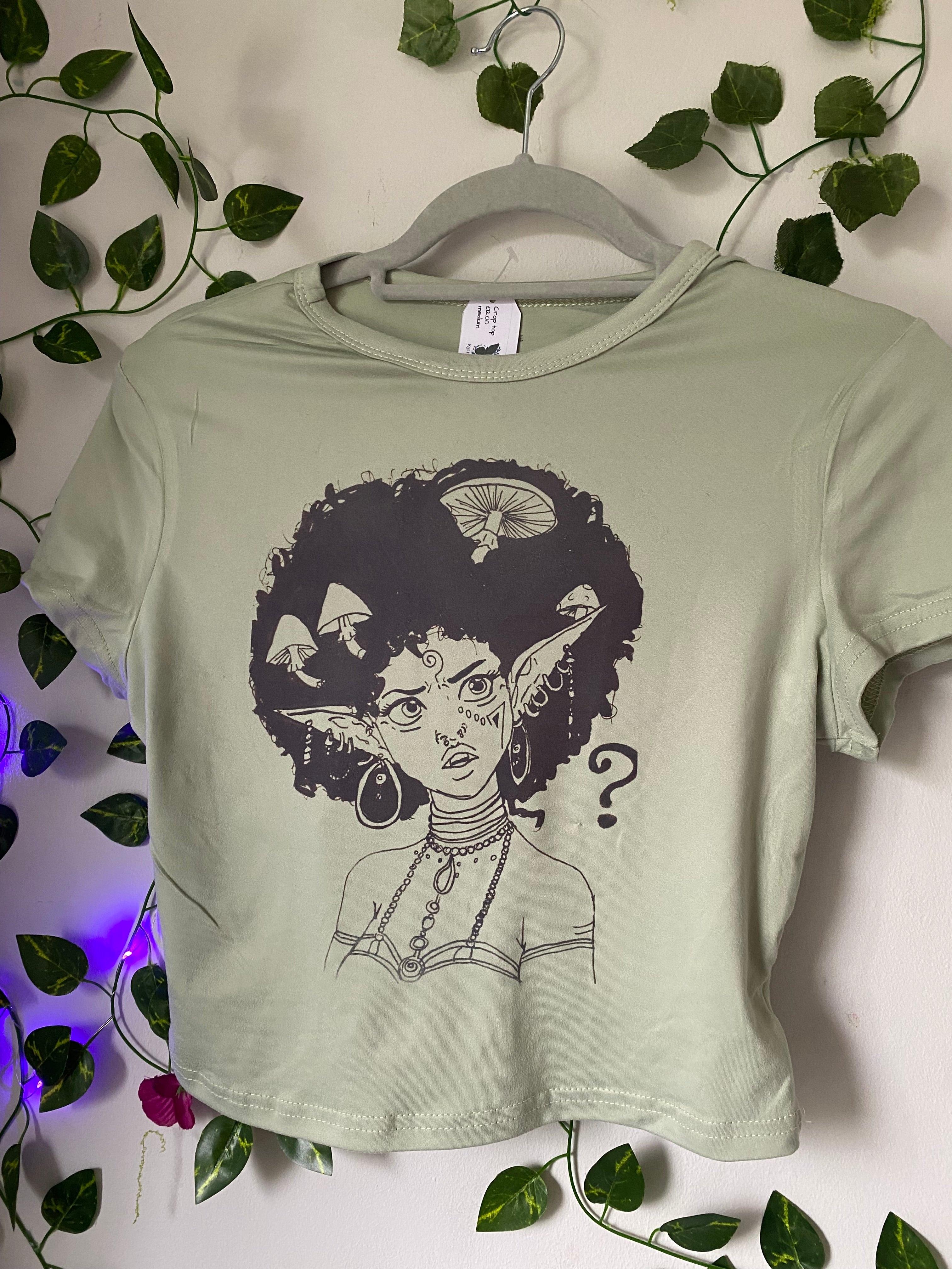 Confused Crop Top