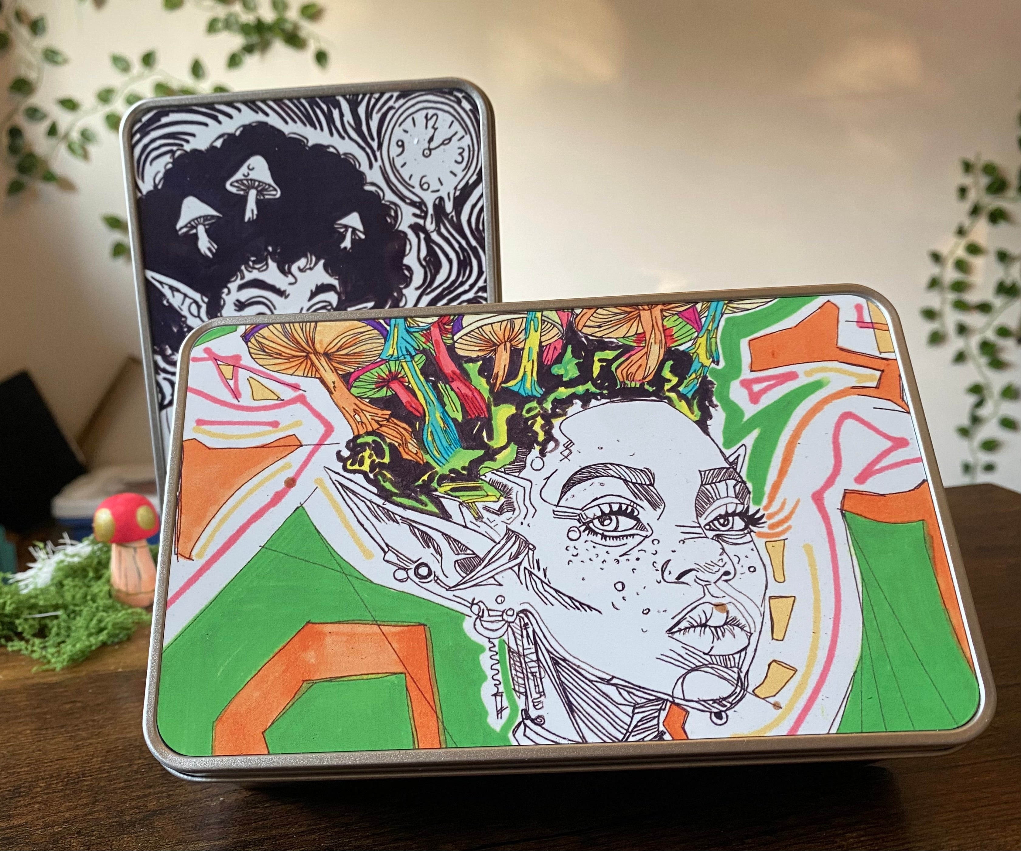 Fantasy Art Storage Tins