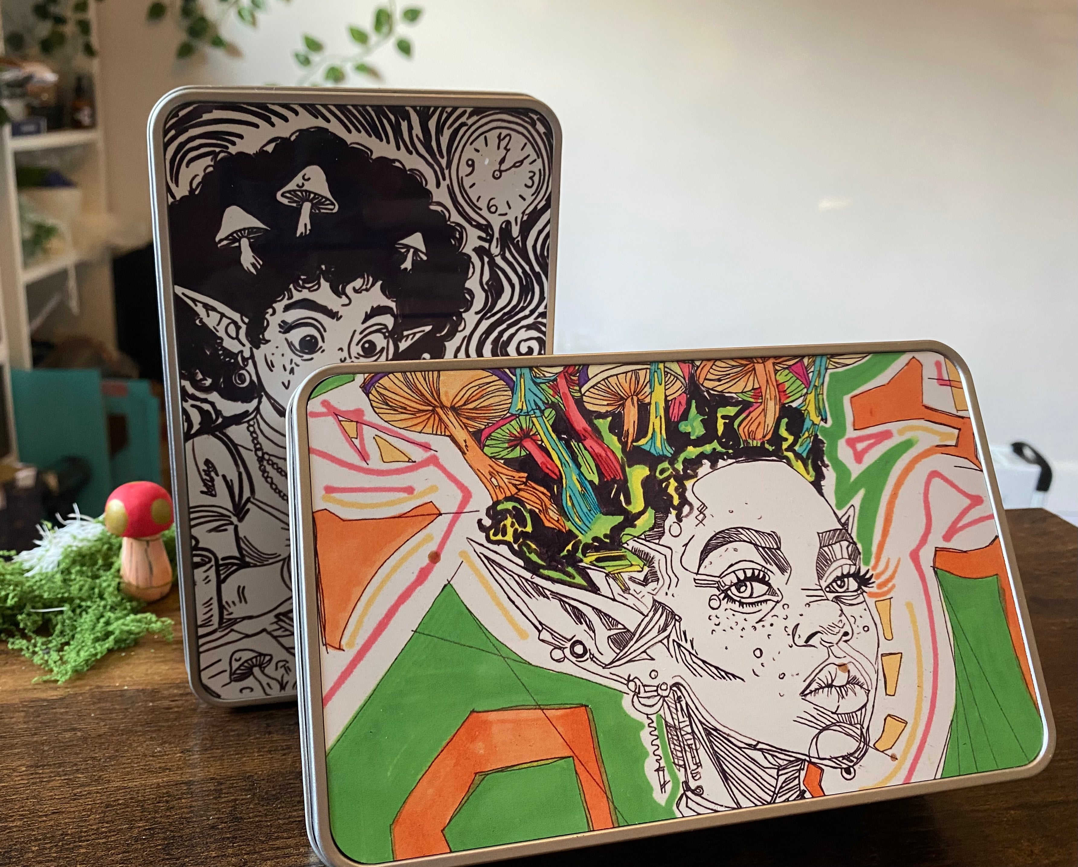 Fantasy Art Storage Tins