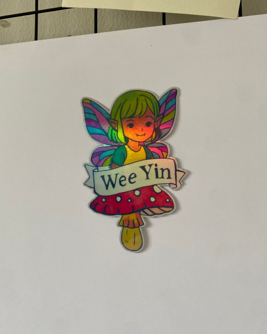 'Wee Yin' Sticker