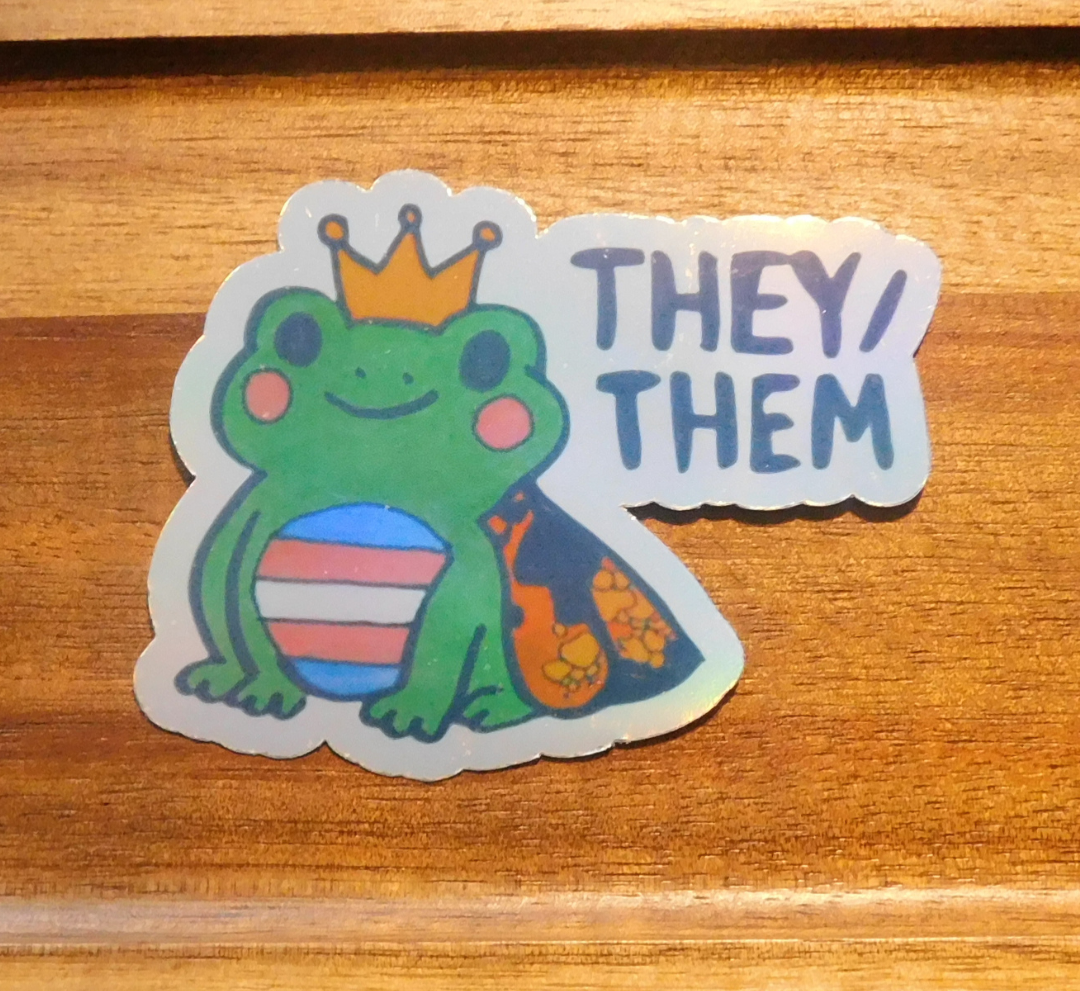They/Them Sticker
