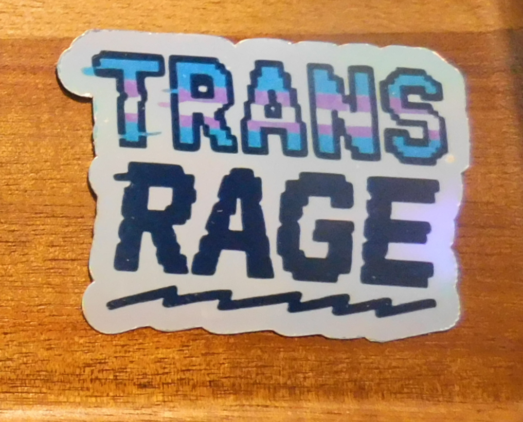 Trans Rage Sticker